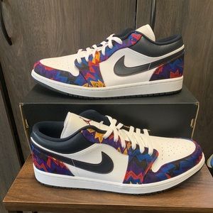 Air Jordan 1 Low "Nothing But Net" Men's Size 15